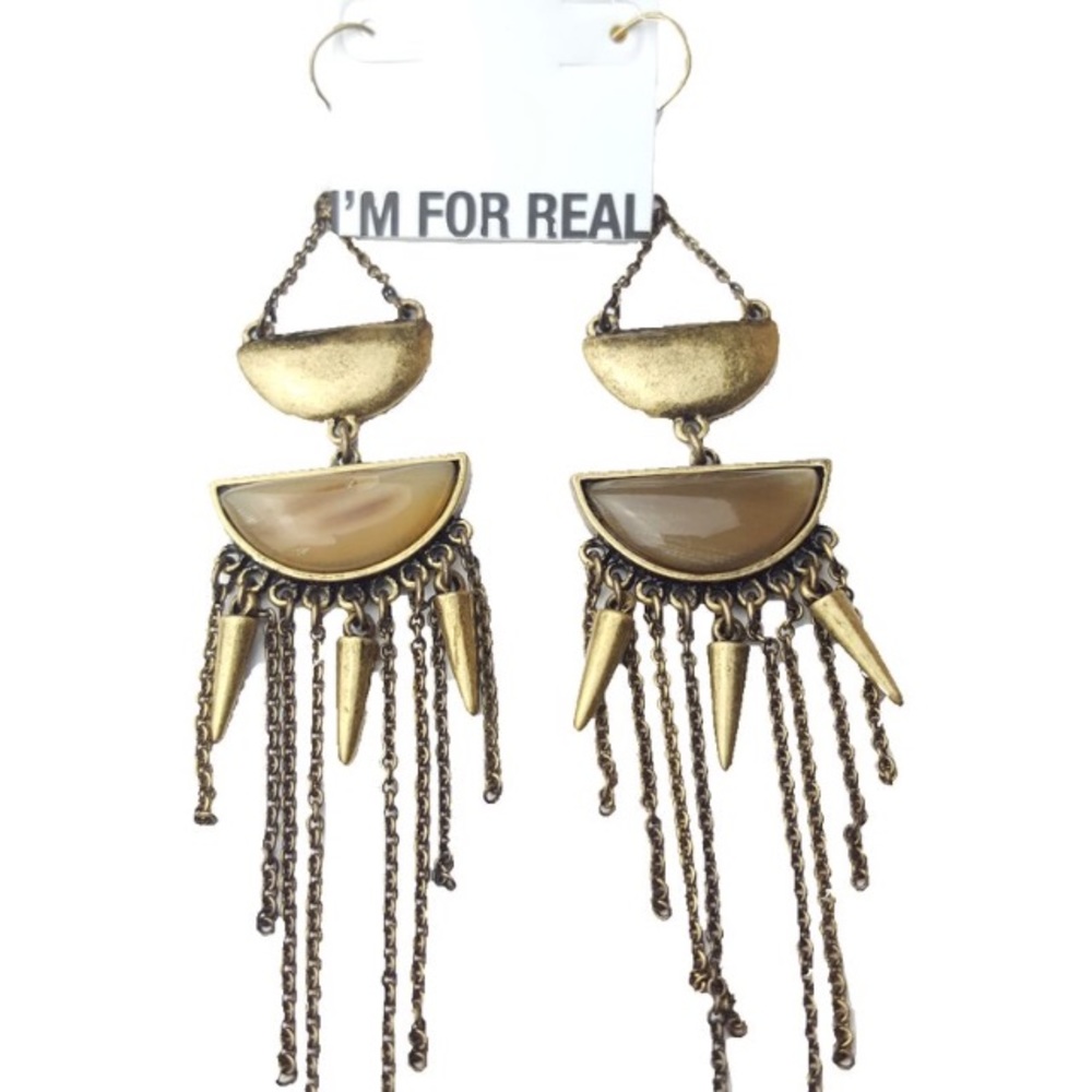 BCBG - Real Horn Earrings
